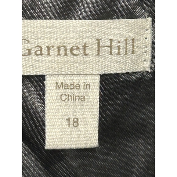 Garnet Hill Boheme Easy Lace Lined Dress Feminine Classic Minimalist Boho Sz 18 - Picture 7 of 16